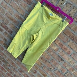Patchington Sunny Yellow Cropped Pants Sz 6